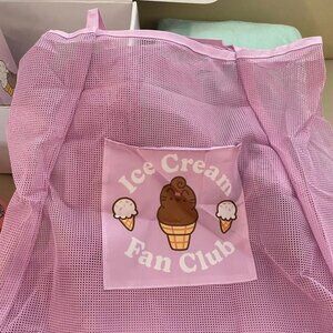 Pusheen Box Summer 2023 Ice Cream Mesh Beach Tote Bag NWT